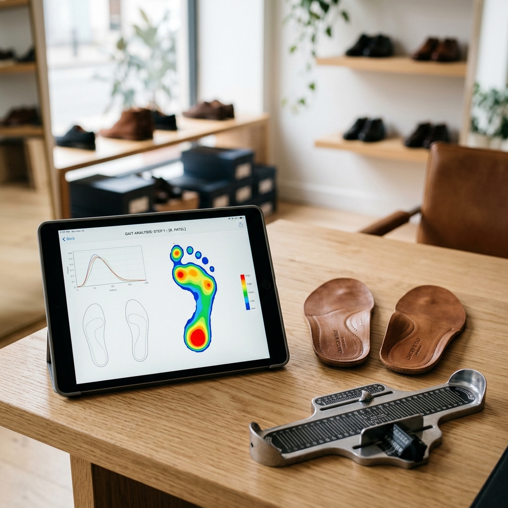 Foot scanner and professional measurement